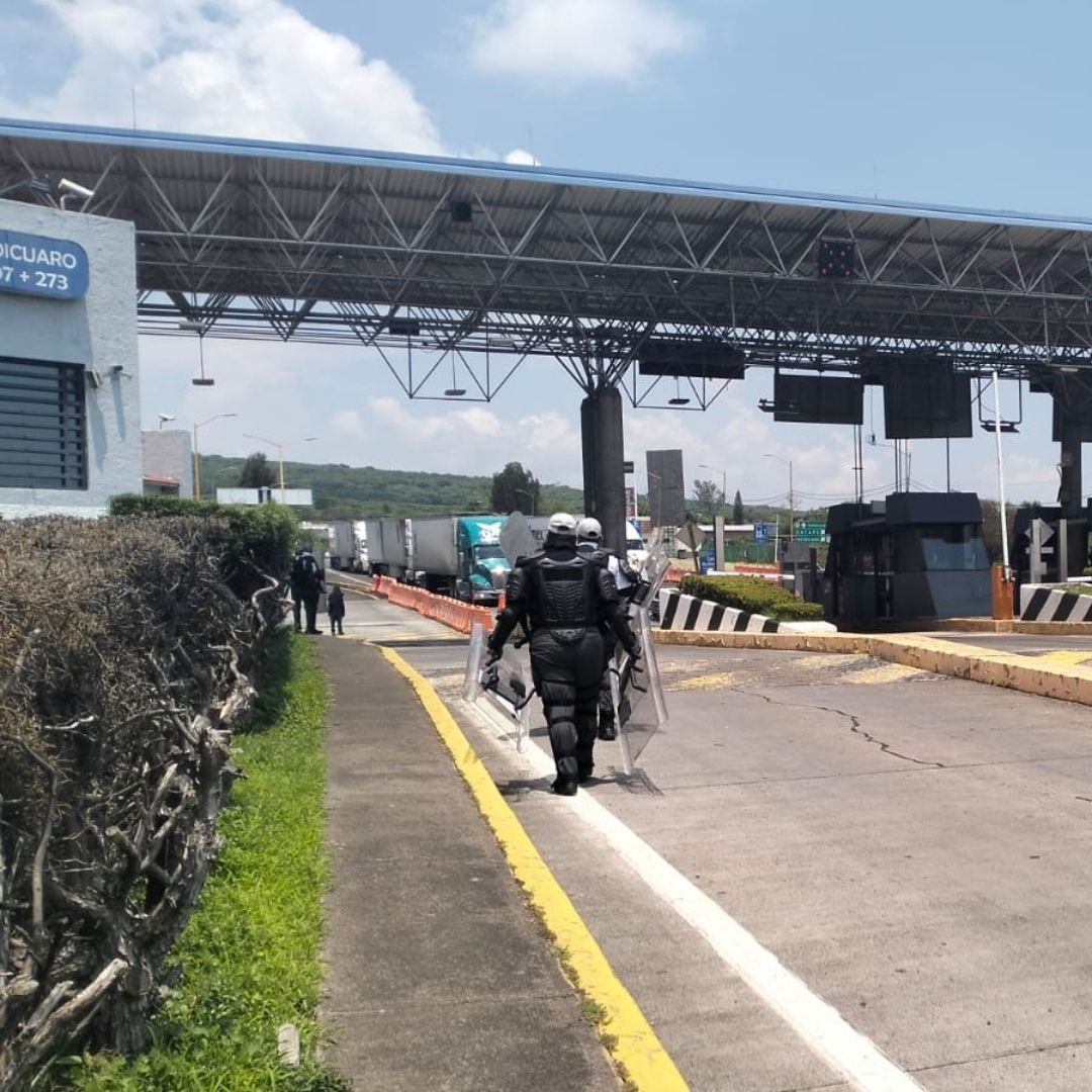 Carreteras bloqueadas